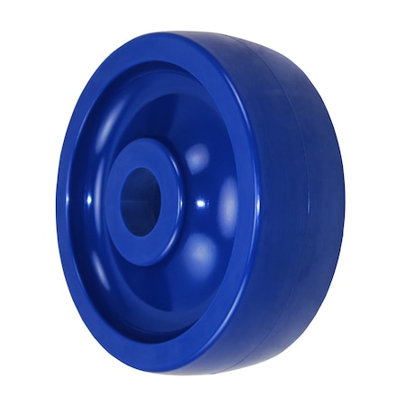 Casterhq 6"x2" BLUE SOLID POLYURETHANE (NON MARKING) WHEEL, 900 LBS CAPACITY HD-PLX-6M7